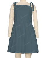 Tie Shoulder Dress