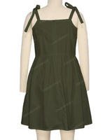 Tie Shoulder Dress