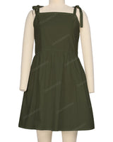 Tie Shoulder Dress
