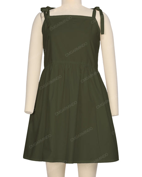 Tie Shoulder Dress
