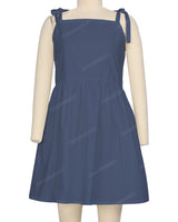 Tie Shoulder Dress