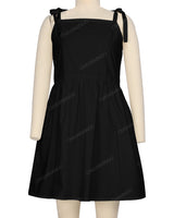 Tie Shoulder Dress