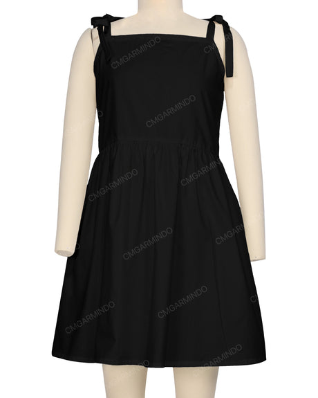 Tie Shoulder Dress