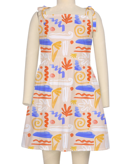 Tie Shoulder Dress
