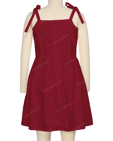 Tie Shoulder Dress