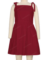 Tie Shoulder Dress