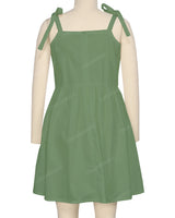 Tie Shoulder Dress