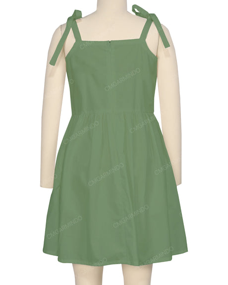 Tie Shoulder Dress