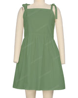 Tie Shoulder Dress