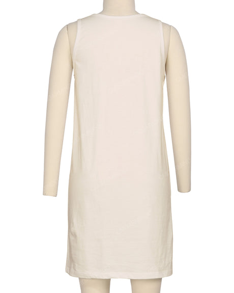 Sleeveless A-line Dress