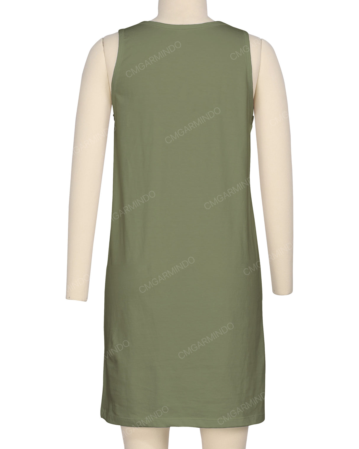 Sleeveless A-line Dress