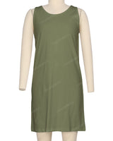 Sleeveless A-line Dress