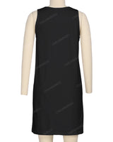 Sleeveless A-line Dress
