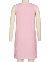Sleeveless A-line Dress