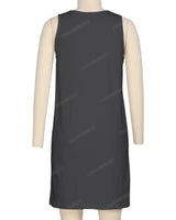 Sleeveless A-line Dress