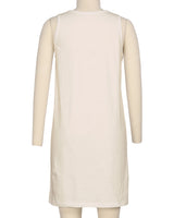Sleeveless A-line Dress