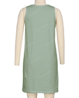 Sleeveless A-line Dress