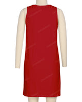 Sleeveless A-line Dress