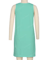 Sleeveless A-line Dress