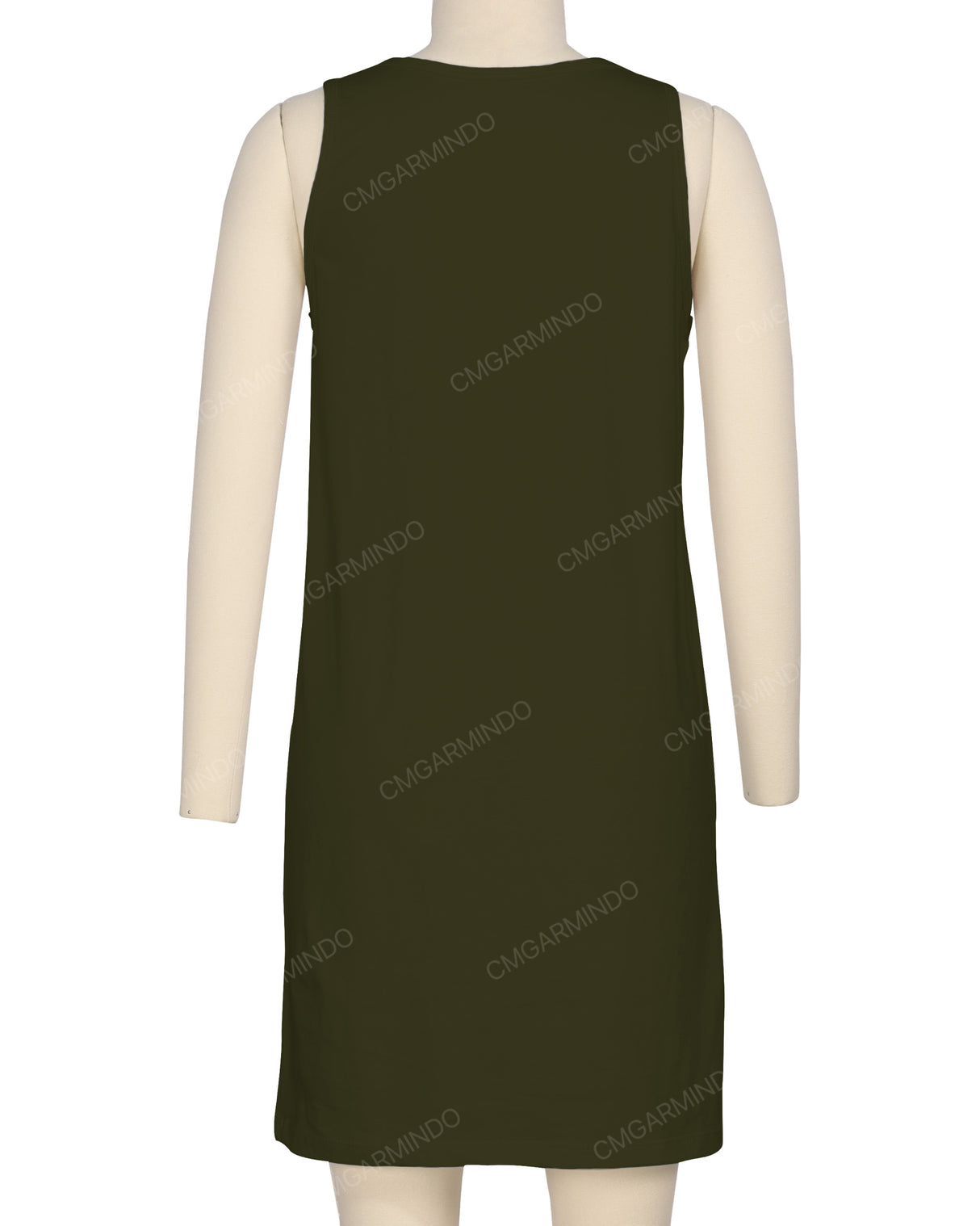 Sleeveless A-line Dress