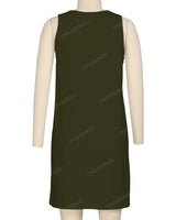 Sleeveless A-line Dress