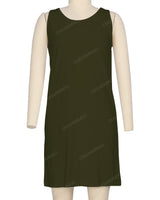 Sleeveless A-line Dress
