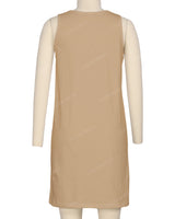 Sleeveless A-line Dress