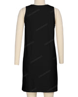 Sleeveless A-line Dress