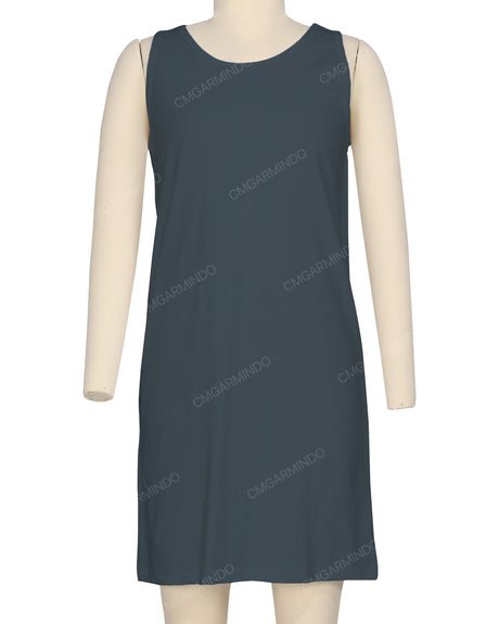 Sleeveless A-line Dress