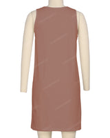 Sleeveless A-line Dress