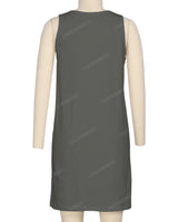 Sleeveless A-line Dress
