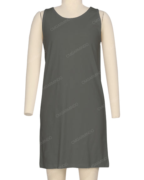 Sleeveless A-line Dress