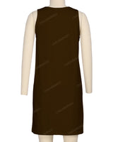 Sleeveless A-line Dress