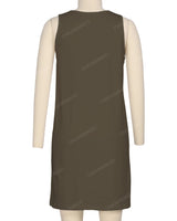 Sleeveless A-line Dress