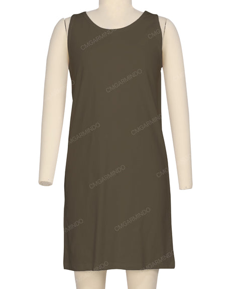 Sleeveless A-line Dress