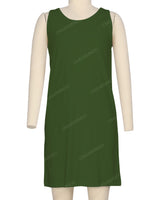 Sleeveless A-line Dress