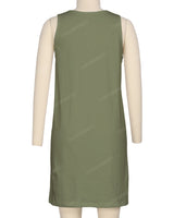 Sleeveless A-line Dress