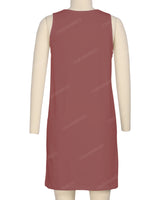 Sleeveless A-line Dress