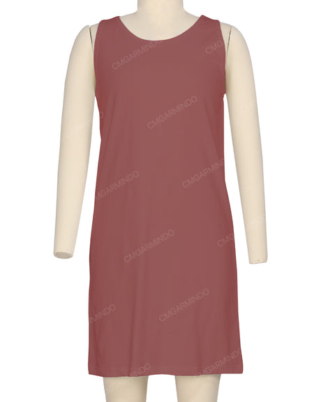 Sleeveless A-line Dress
