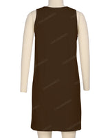 Sleeveless A-line Dress