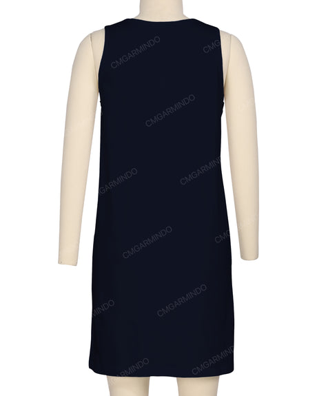 Sleeveless A-line Dress