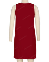 Sleeveless A-line Dress