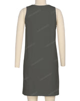 Sleeveless A-line Dress