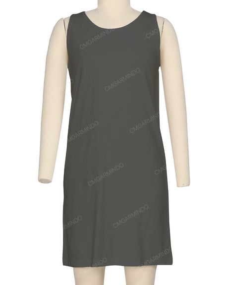 Sleeveless A-line Dress