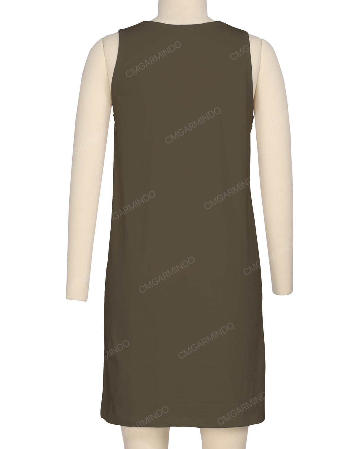 Sleeveless A-line Dress