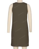 Sleeveless A-line Dress
