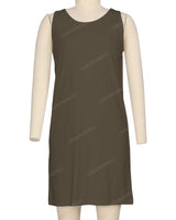 Sleeveless A-line Dress