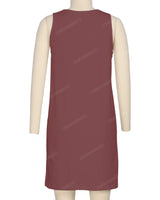 Sleeveless A-line Dress