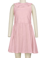Ruffle Neck Halter Tie Dress