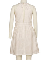 Ruffle Neck Halter Tie Dress